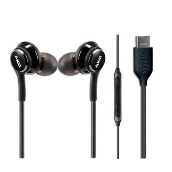 Premium Black Wired Handsfree Earphones with Clear Sound & Mic